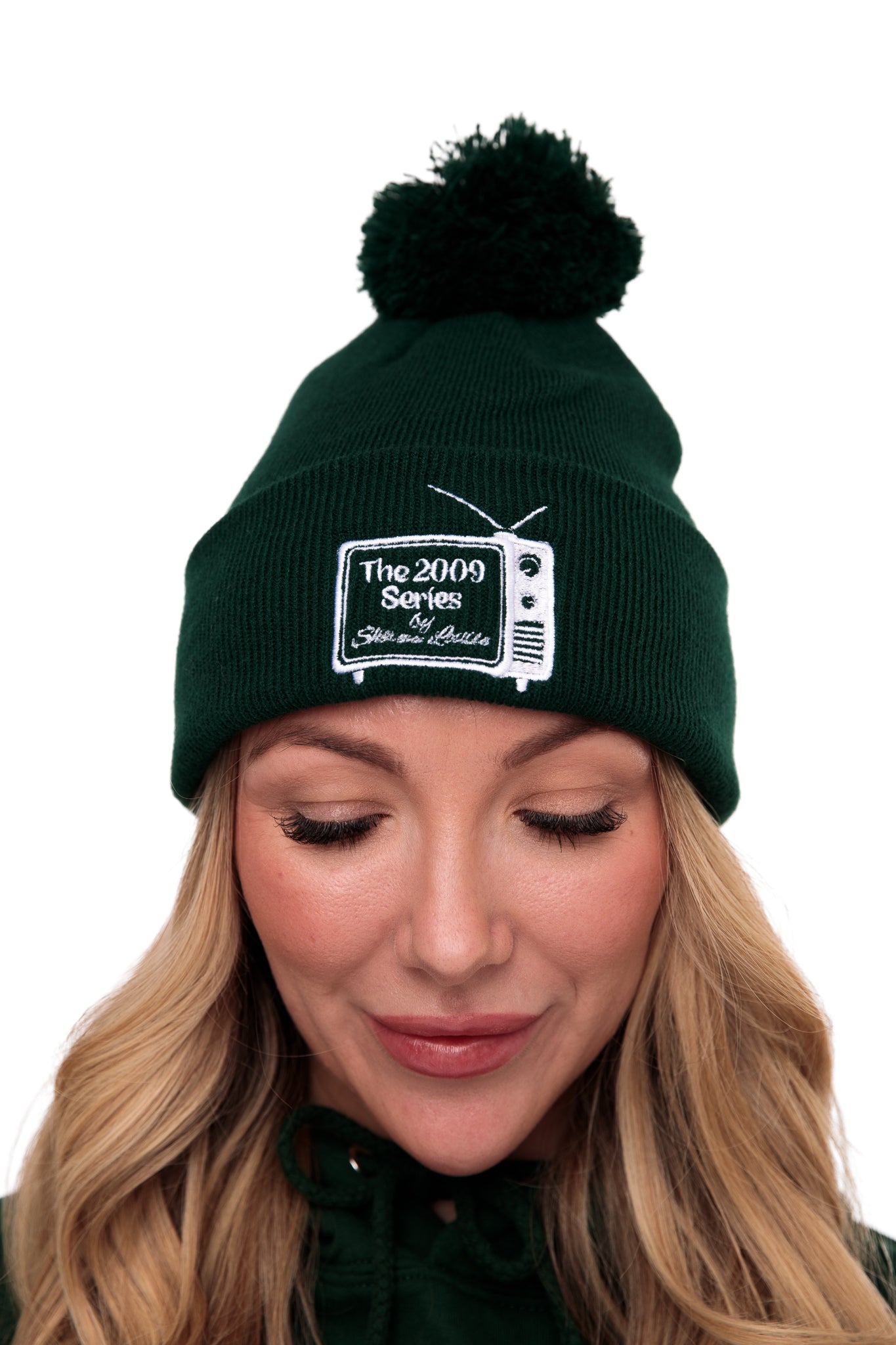 Pom Pom Beanie with The 2009 Series Logo